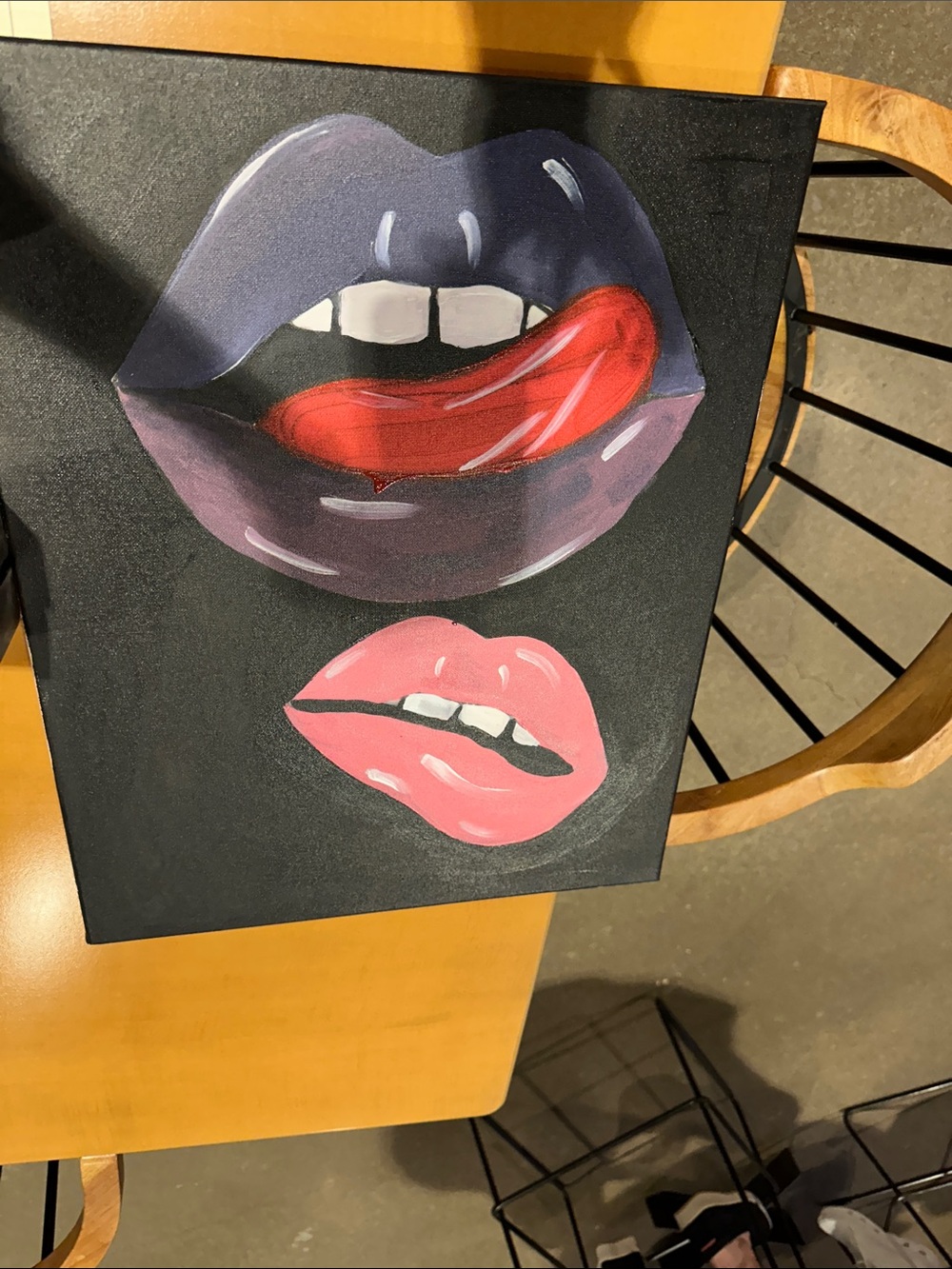 Hand painted painting
